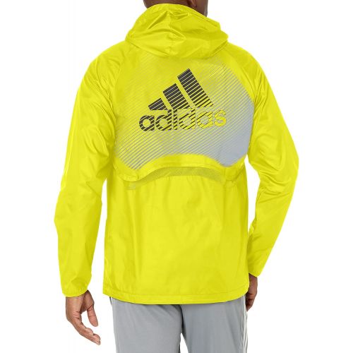 아디다스 adidas Mens Activated Tech Windbreaker