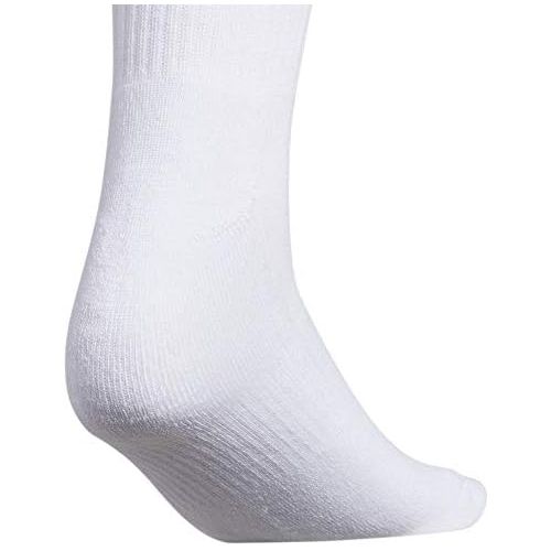 아디다스 adidas Womens Athletic Cushioned Crew Socks With Arch Compression (6-Pair)