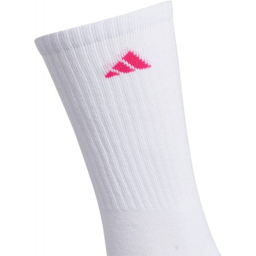 아디다스 adidas Womens Athletic Cushioned Crew Socks With Arch Compression (6-Pair)