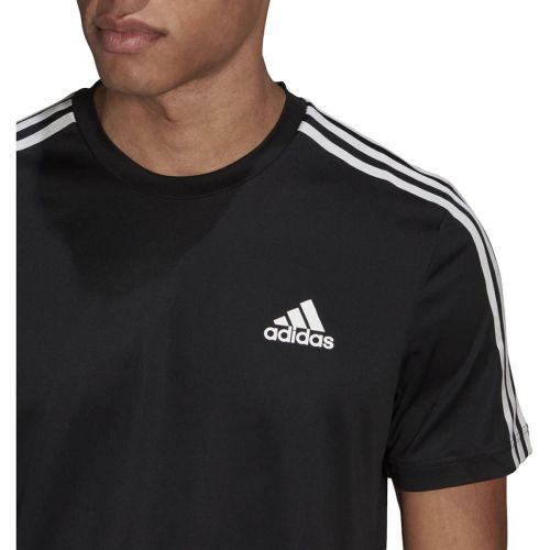 아디다스 adidas Mens Aeroready 3-Stripes Tee