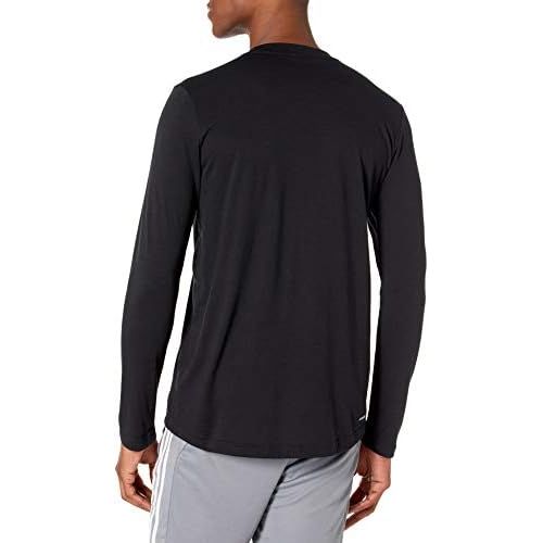 아디다스 adidas Mens Aeroready Designed 2 Move Feelready Sport Long Sleeve Tee