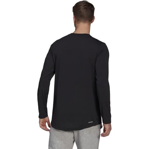 아디다스 adidas Mens Aeroready Designed 2 Move Feelready Sport Long Sleeve Tee