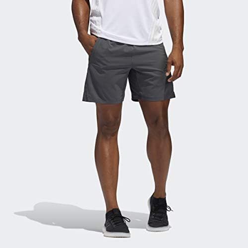 아디다스 adidas Mens Aeroready 3-Stripes 8-inch Shorts