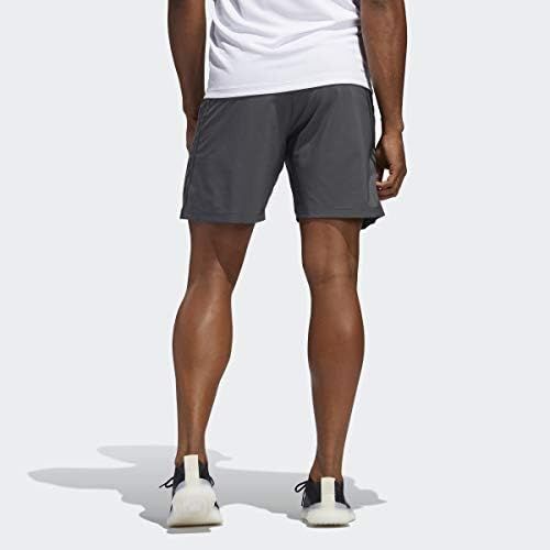 아디다스 adidas Mens Aeroready 3-Stripes 8-inch Shorts