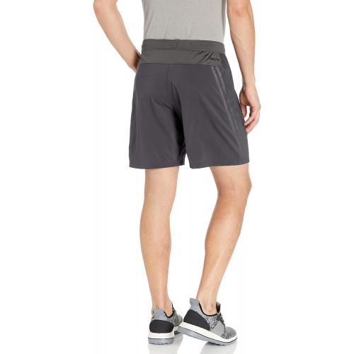 아디다스 adidas Mens Aeroready 3-Stripes 8-inch Shorts