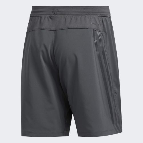 아디다스 adidas Mens Aeroready 3-Stripes 8-inch Shorts