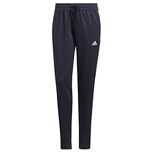 아디다스 adidas Womens Sereno Aeroready Cut 3-Stripes Slim Tapered Pants