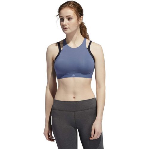 아디다스 adidas Womens Halter Bra 3.0 Sports Bra