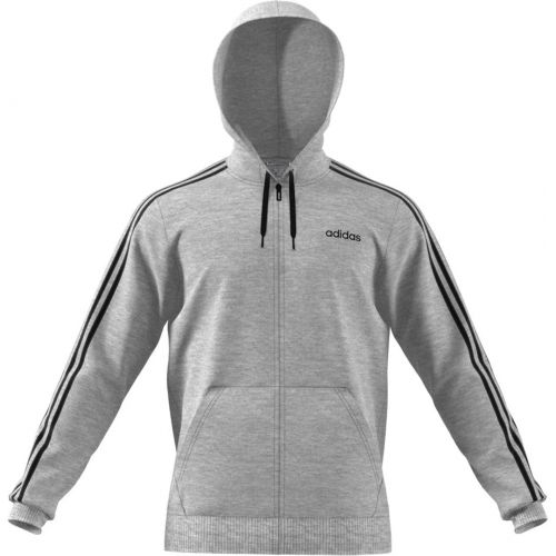 아디다스 adidas Mens Essentials 3-Stripes Fleece Hoodie