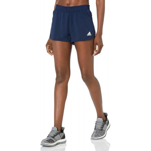 아디다스 adidas Womens Training 3 Stripes Knit Shorts