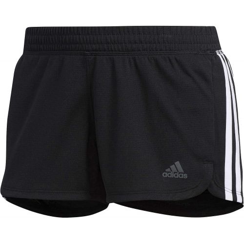 아디다스 adidas Womens Pacer 3-Stripes Knit Shorts