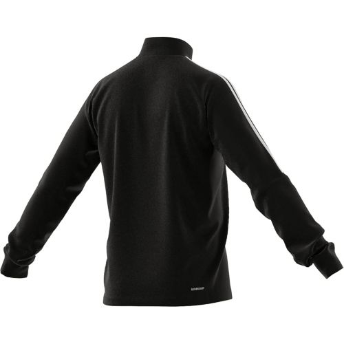 아디다스 adidas Mens Aeroready Sereno Cut 3-Stripes Slim 1/4-zip Training Top