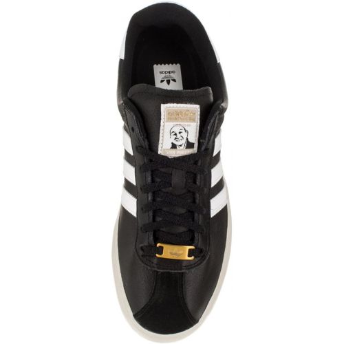 아디다스 adidas Mens Skate Ryr - Skin Phillips Originals Black/White/Talcme Skate Shoe