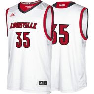 adidas Louisville Cardinals NCAA 35 White Replica Basketball Jersey