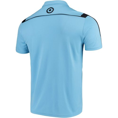 아디다스 adidas Minnesota United FC Mens Team Logo Coaches Climalite Performance Polo Shirt