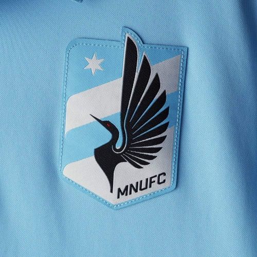 아디다스 adidas Minnesota United FC Mens Team Logo Coaches Climalite Performance Polo Shirt