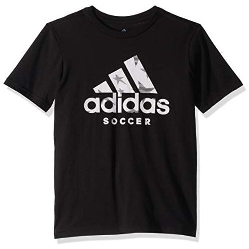 아디다스 adidas Boys Youth Badge of Sport Soccer Tee