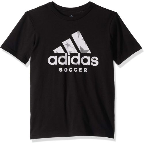 아디다스 adidas Boys Youth Badge of Sport Soccer Tee