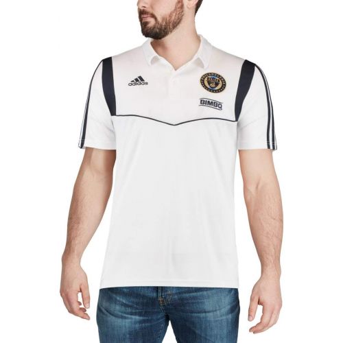 아디다스 adidas Philadelphia Union Mens Team Logo Coaches Climalite Performance Polo Shirt