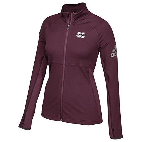 아디다스 adidas Mississippi State Bulldogs Ladies Full-Zip Performer Jacket