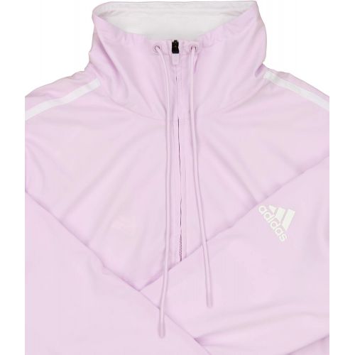아디다스 adidas Womens 3-Stripe Train Climalite Jacket, Aero Pink