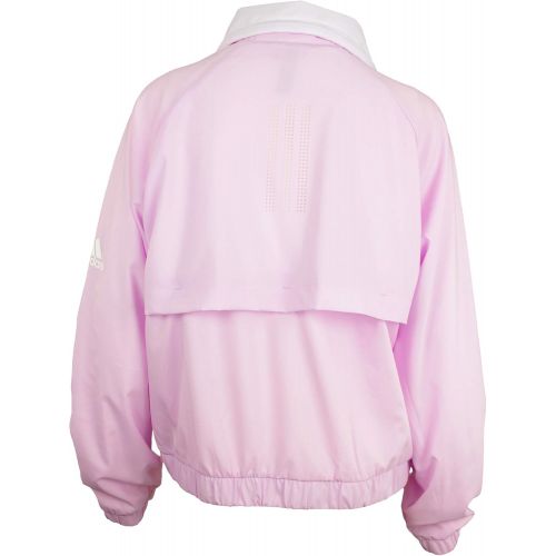 아디다스 adidas Womens 3-Stripe Train Climalite Jacket, Aero Pink