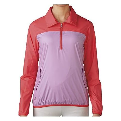 아디다스 adidas Golf Womens 1/4 Zip Wind Tech Jacket