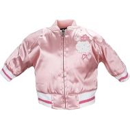 adidas NCAA Girls Infants (0M-24M) and Toddlers (2T-4T) Pink Satin Cheer Jacket, Team Options