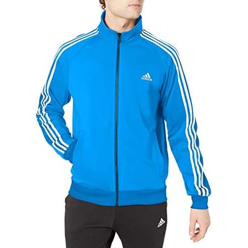 아디다스 adidas Mens Athletics Essentials 3 Stripes Tricot Track Jacket