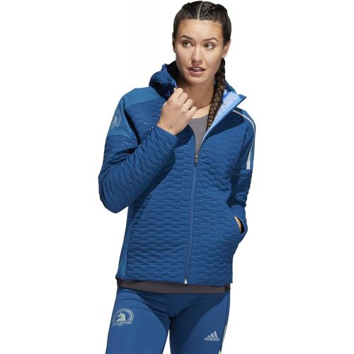 아디다스 adidas Womens 2019 Boston Marathon Z.N.E. Winter Run Jacket