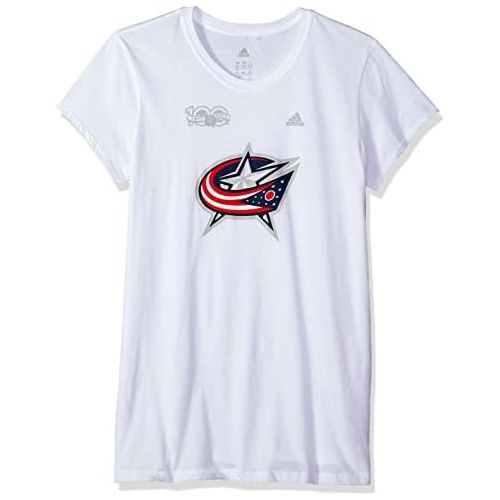 아디다스 adidas NHL Womens Centennial Lining Too Cap Sleeve Tee