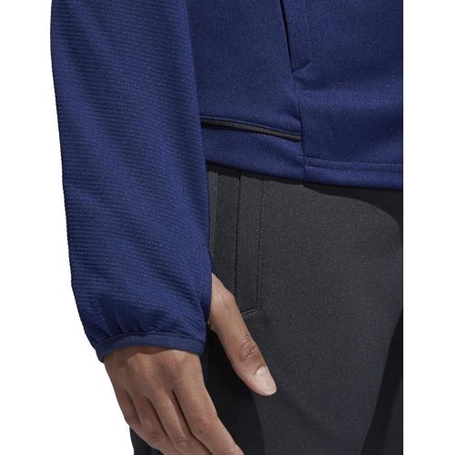 아디다스 adidas Womens Alphaskin Tiro Training Jacket (Dark Blue/Dark Grey/White, Large)