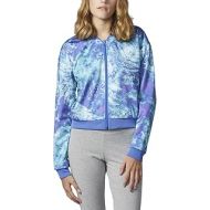 adidas Womens Printed Cropped Athletic Jacket