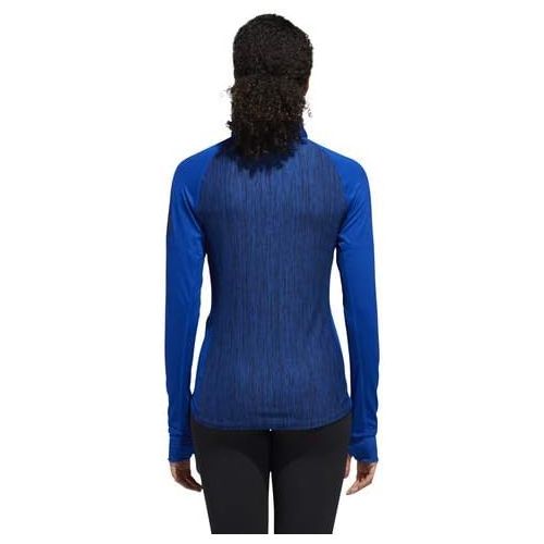 아디다스 adidas Womens Training Performer Baseline 1/4 Zip Long Sleeve Top