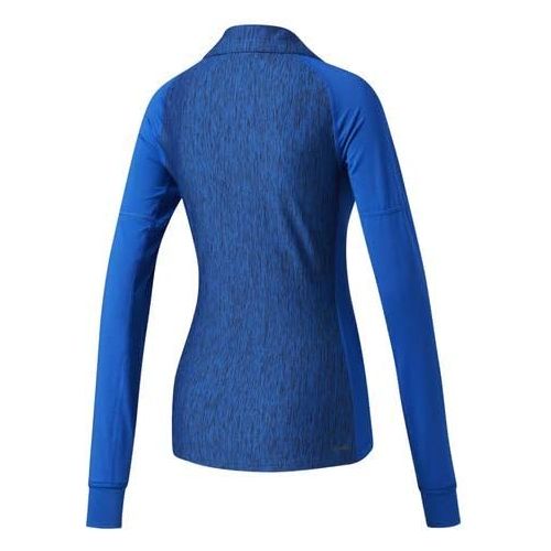 아디다스 adidas Womens Training Performer Baseline 1/4 Zip Long Sleeve Top