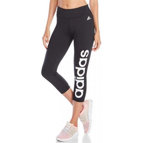 아디다스 adidas Womens Fab Climalite Essentials Linear Training Tights Pants