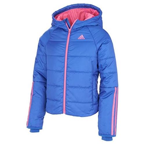 아디다스 adidas Girls Hooded Puffer Jacket