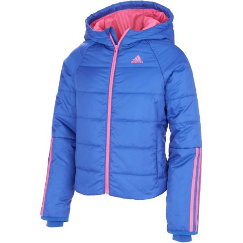 아디다스 adidas Girls Hooded Puffer Jacket