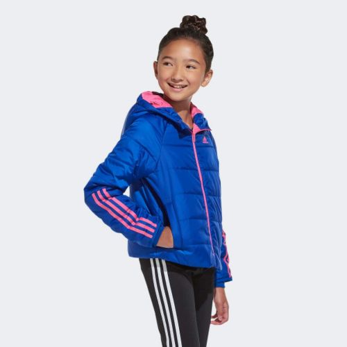 아디다스 adidas Girls Hooded Puffer Jacket