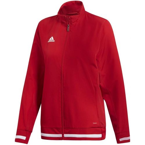 아디다스 adidas Team 19 Woven Jacket-Womens Multi-Sport XL Power Red/White