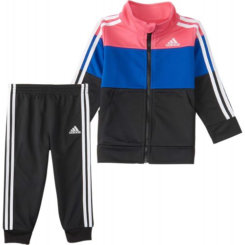 아디다스 adidas Girls Tricot Jacket & Jogger Active Clothing Set