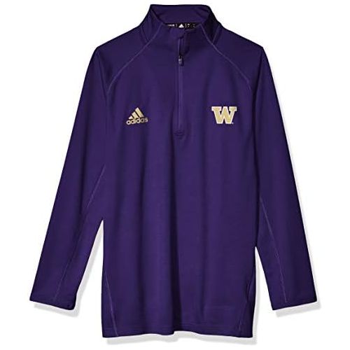 아디다스 adidas NCAA womens Locker Room Game Mode Long Sleeve Knit 1/4 Zip