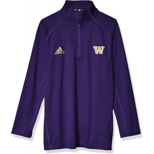 아디다스 adidas NCAA womens Locker Room Game Mode Long Sleeve Knit 1/4 Zip