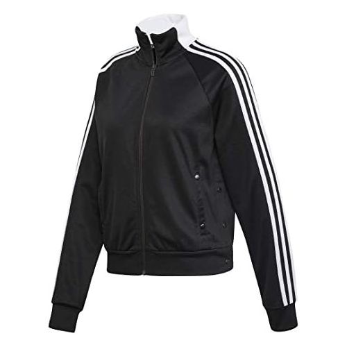 아디다스 adidas Womens Id 3-stripes Snap Track Top Jacket