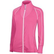 adidas Golf Womens Contrast Stitched Full-zip Training Top