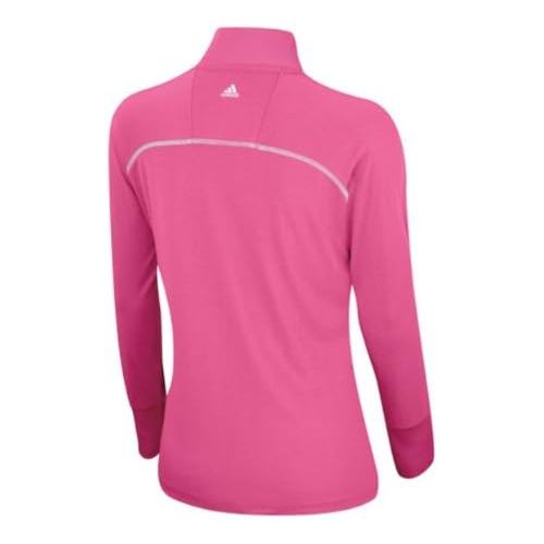 아디다스 adidas Golf Womens Contrast Stitched Full-zip Training Top