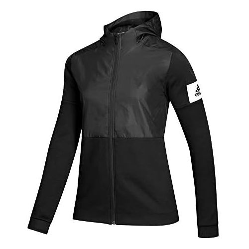 아디다스 adidas Womens Game Mode FZ Mesh Lined Jacket, Hoodie