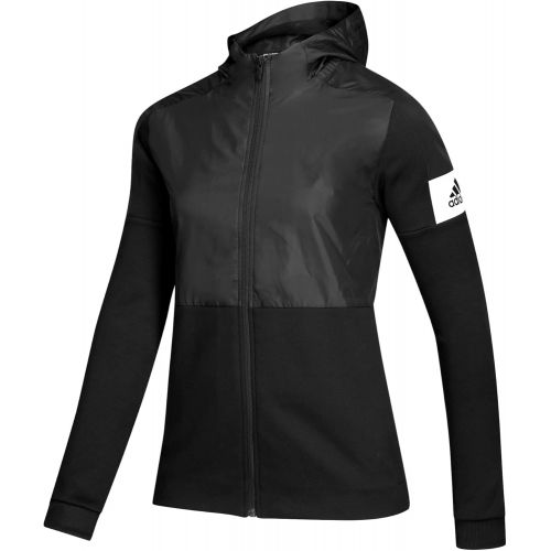 아디다스 adidas Womens Game Mode FZ Mesh Lined Jacket, Hoodie