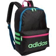 adidas Boys Youth Classic 3S Backpack, Black/Screaming Green, One Size