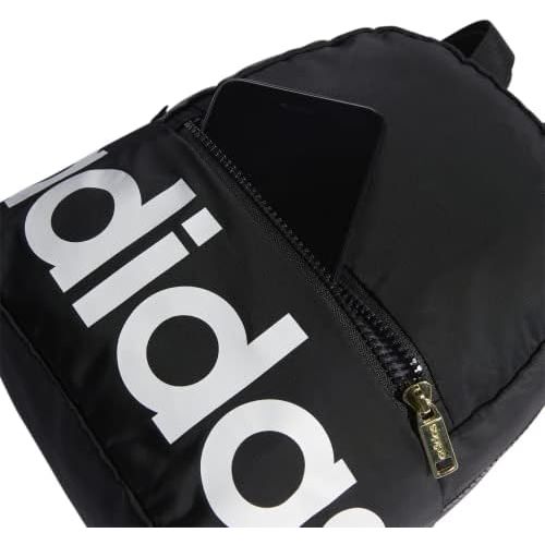 아디다스 adidas Linear Mini Backpack Small Travel Bag, One Size